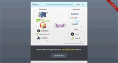 Desktop Screenshot of opauth.org