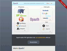 Tablet Screenshot of opauth.org